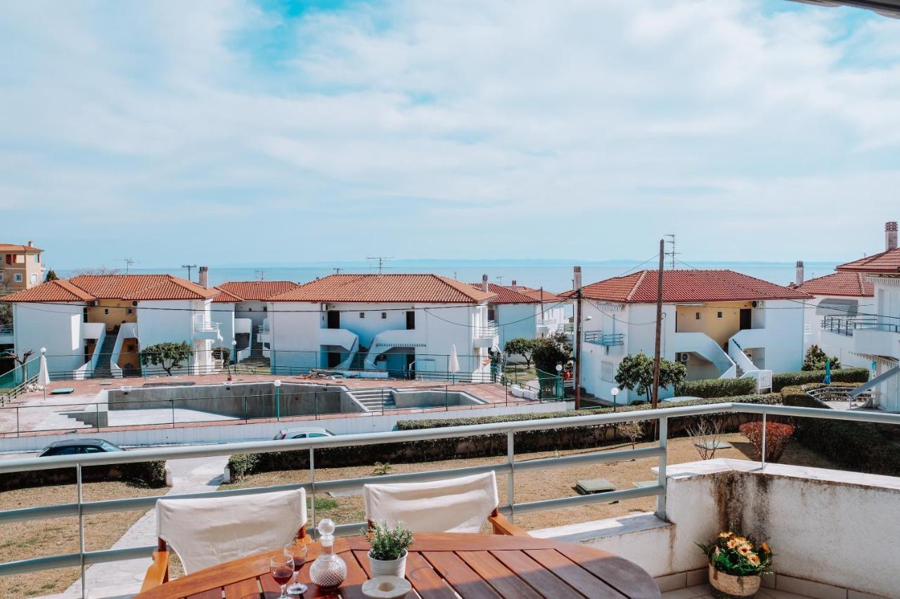 Dimitra'S Sunset View Apartment Kalyves Polygyrou エクステリア 写真