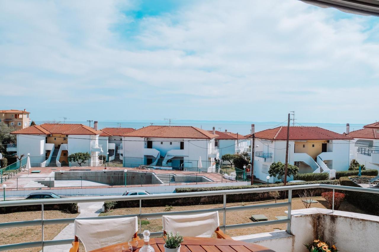 Dimitra'S Sunset View Apartment Kalyves Polygyrou エクステリア 写真